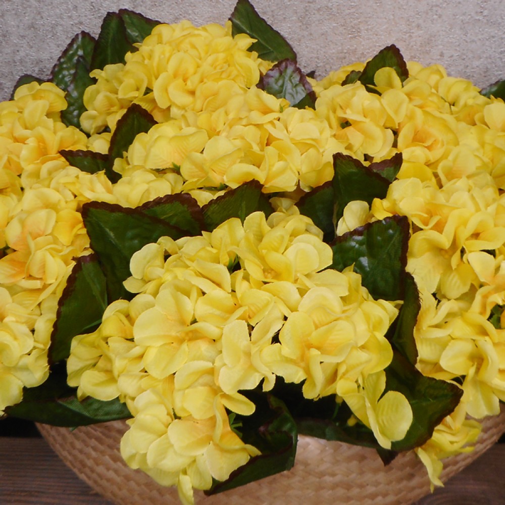 Artificial Primrose Plants Yellow 24cm Artificial Flowers